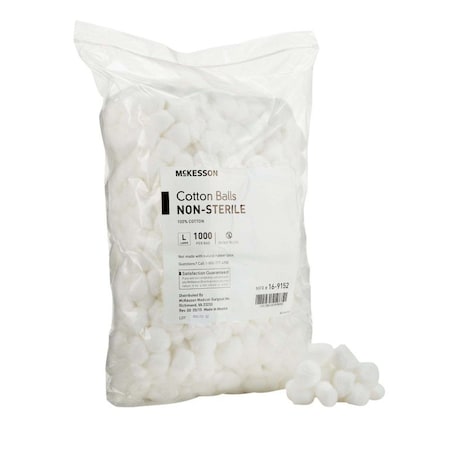 Mckesson Nonsterile Cotton Balls, Large, 2000PK 16-9152